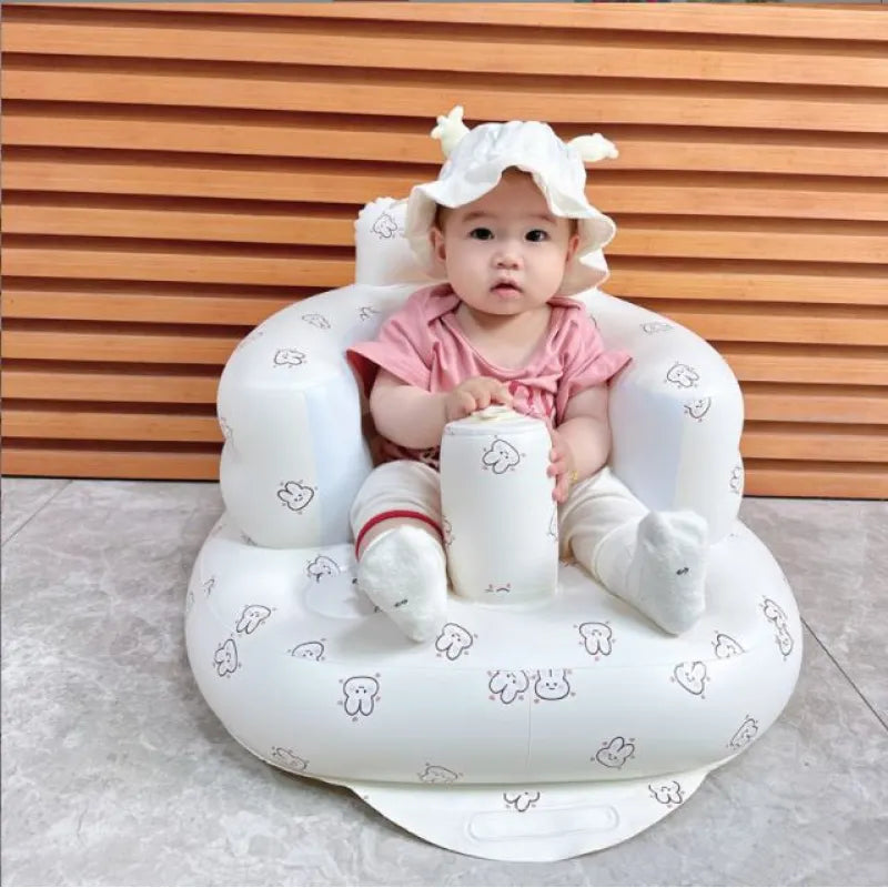 Inflatable Baby Chair – Portable Seat for Dining, Bath & Play