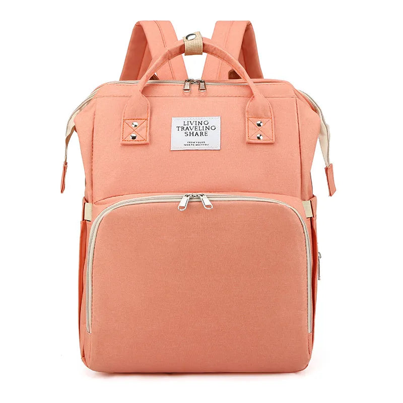 Large-Capacity Mommy Bag – Stylish Diaper Bag & Organizer for On-the-Go Moms