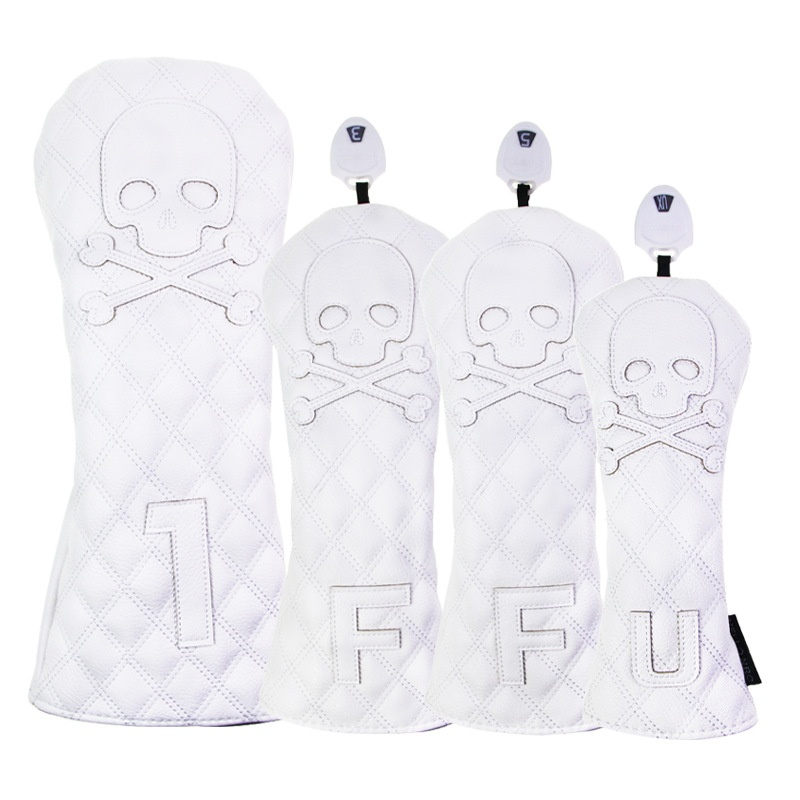 Black PU Leather Golf Club Headcovers – Premium Protection for Your Clubs