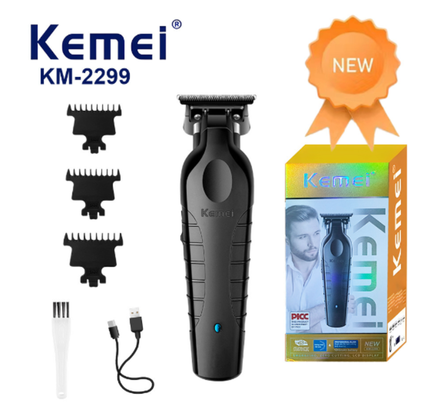 Kemei Professional Hair Clipper Set – Precision Cutting for Home & Salon Use