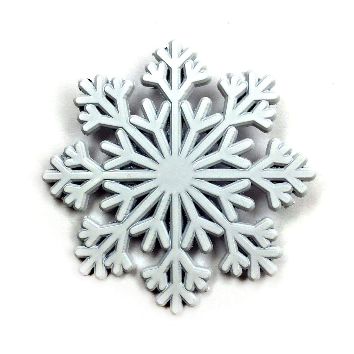 Snowflake Enamel Pin – Cute Winter Accessory for Jackets, Bags & More