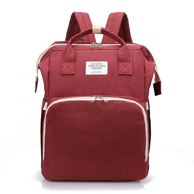 Large-Capacity Mommy Bag – Stylish Diaper Bag & Organizer for On-the-Go Moms