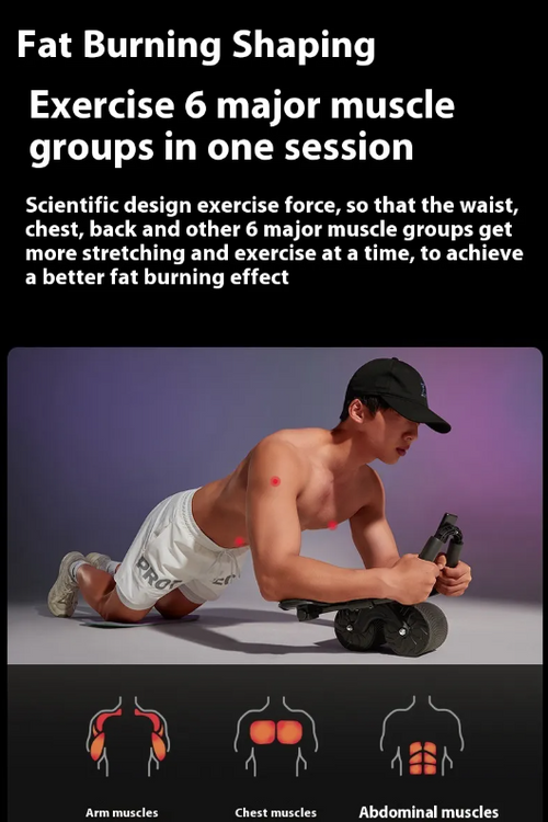 Automatic Rebound Ab Wheel Roller – Self-Returning Core Trainer for Home Workouts