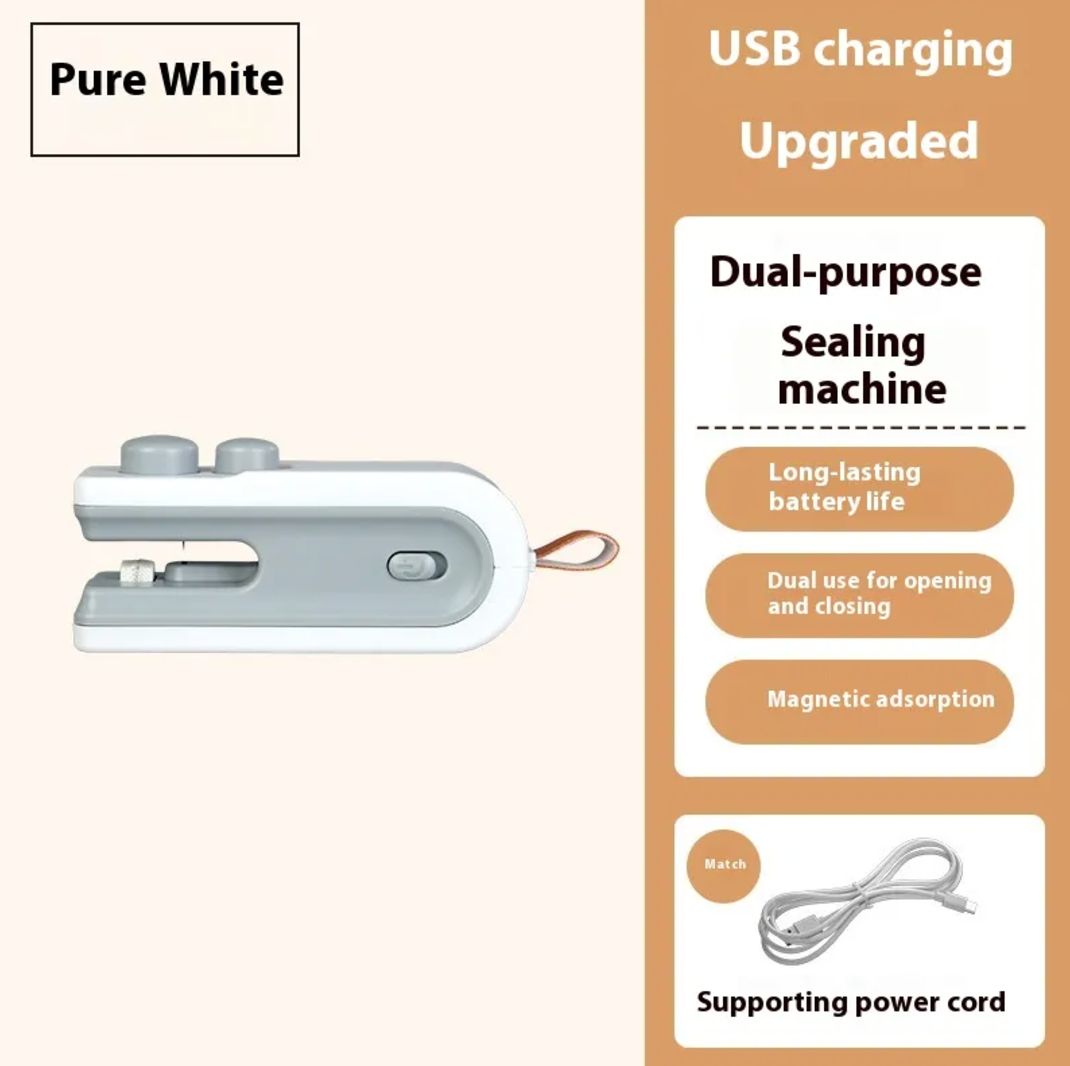 Mini Heat Sealer – Keep Food Fresh Instantly