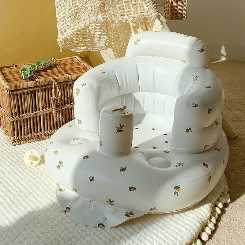 Inflatable Baby Chair – Portable Seat for Dining, Bath & Play