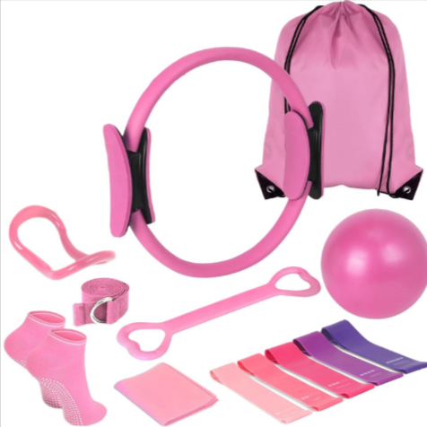 13-Piece Yoga & Pilates Set – Complete Home Workout Kit for All Levels