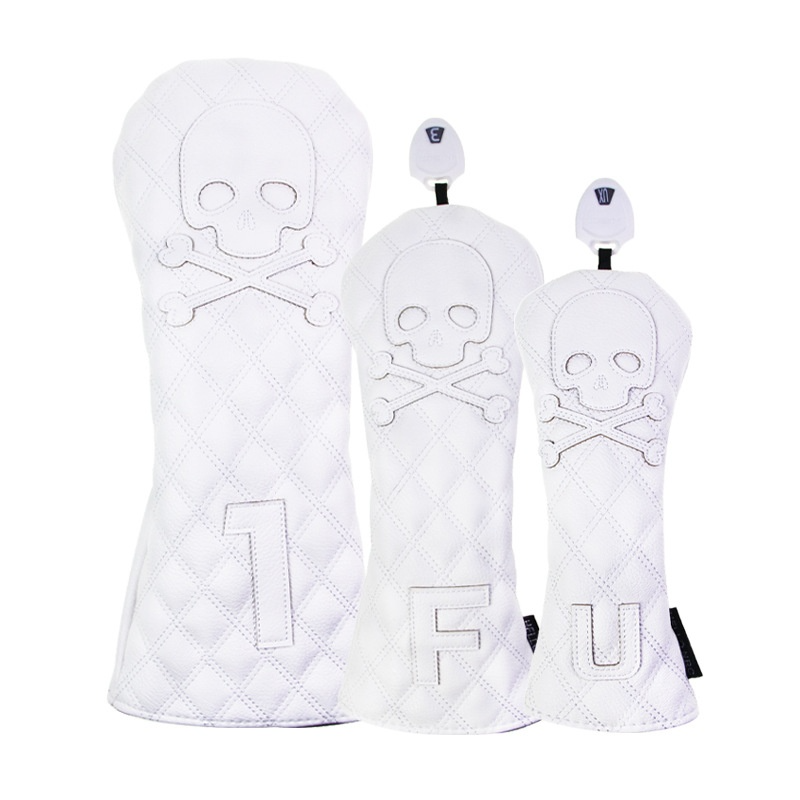 Black PU Leather Golf Club Headcovers – Premium Protection for Your Clubs