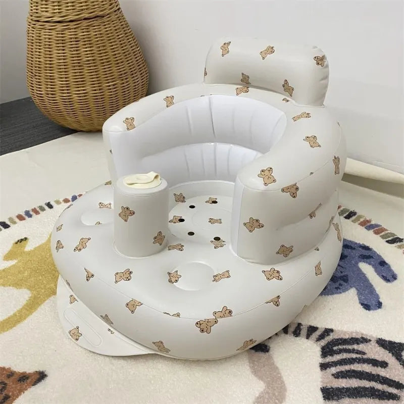 Inflatable Baby Chair – Portable Seat for Dining, Bath & Play