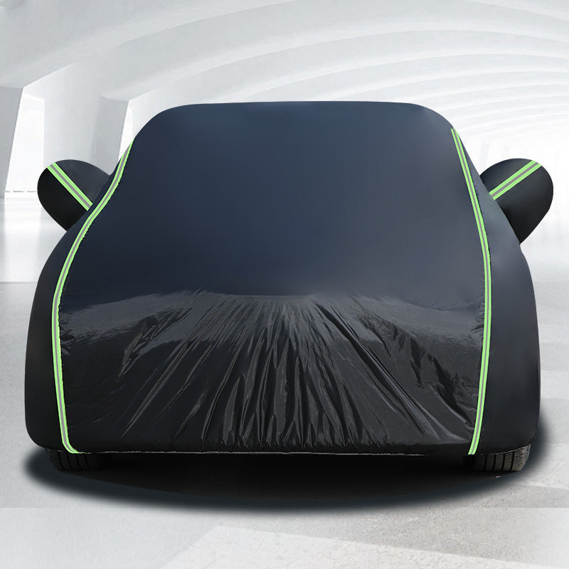 Universal Waterproof Car Cover with Insulation – All-Weather Oxford Protection