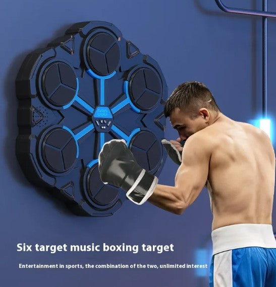 Smart Boxing Target Machine – Bluetooth, LED Lights & Built-In Speaker for Fun Home Workouts
