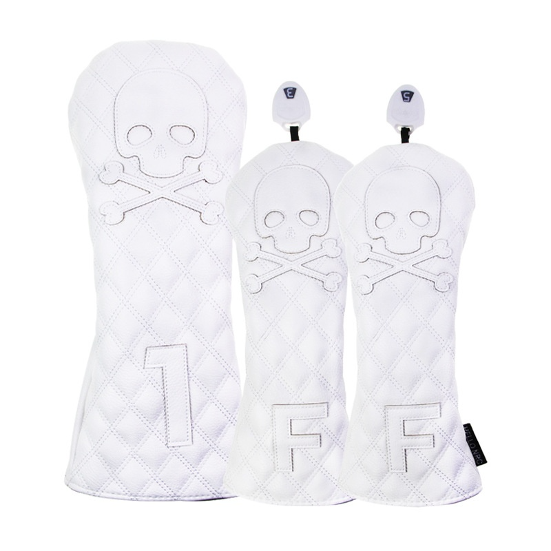 Black PU Leather Golf Club Headcovers – Premium Protection for Your Clubs