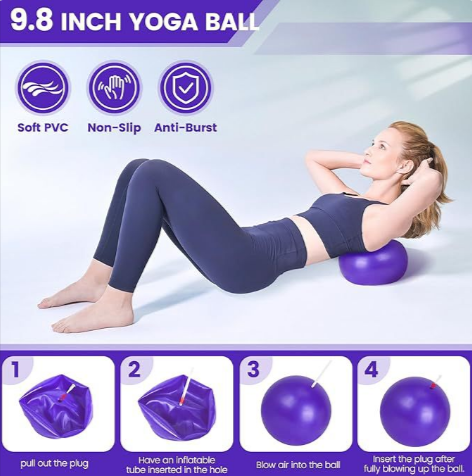 13-Piece Yoga & Pilates Set – Complete Home Workout Kit for All Levels