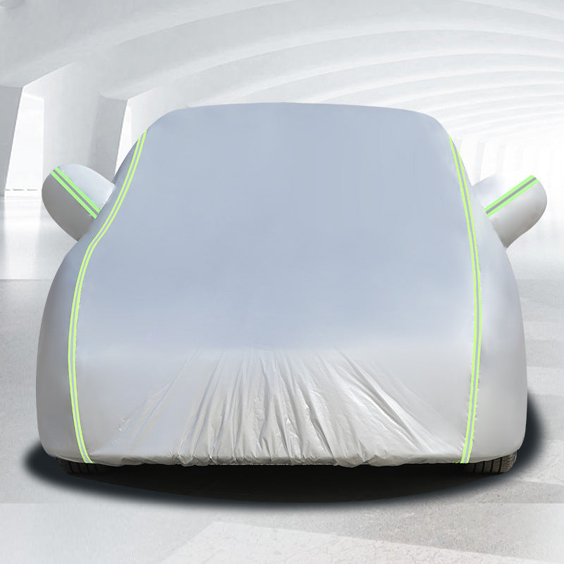 Universal Waterproof Car Cover with Insulation – All-Weather Oxford Protection