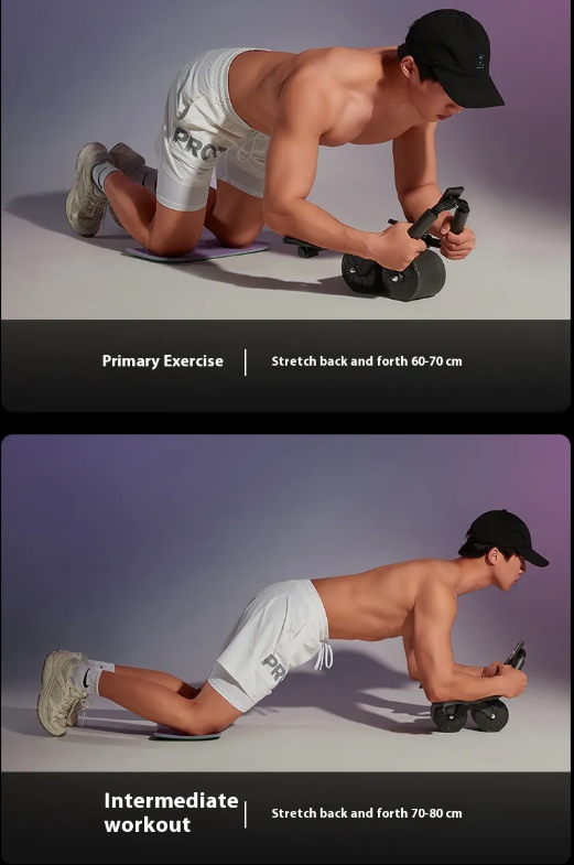 Automatic Rebound Ab Wheel Roller – Self-Returning Core Trainer for Home Workouts