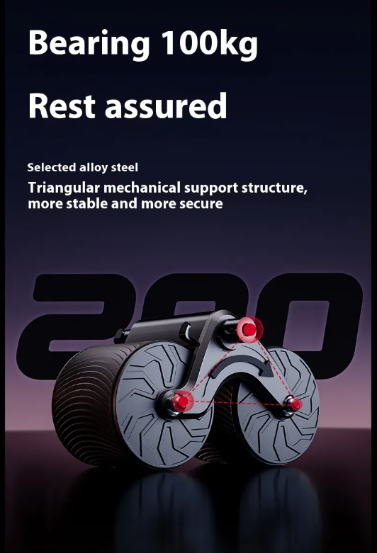 Automatic Rebound Ab Wheel Roller – Self-Returning Core Trainer for Home Workouts