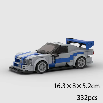 MOC Tesla-Inspired Building Block Toy Cars – Creative Tech Vehicles for Kids & Adults