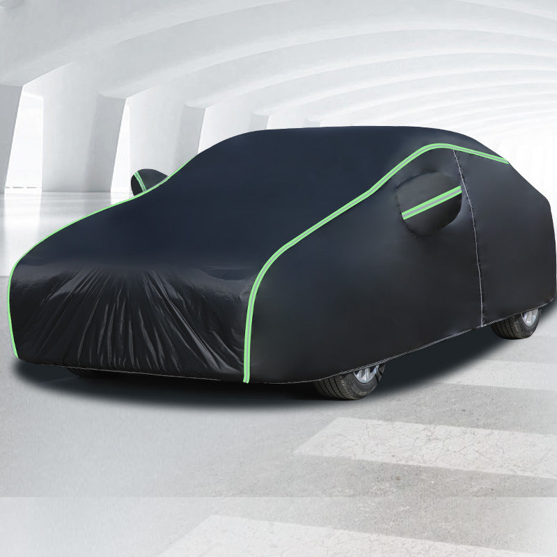 Universal Waterproof Car Cover with Insulation – All-Weather Oxford Protection