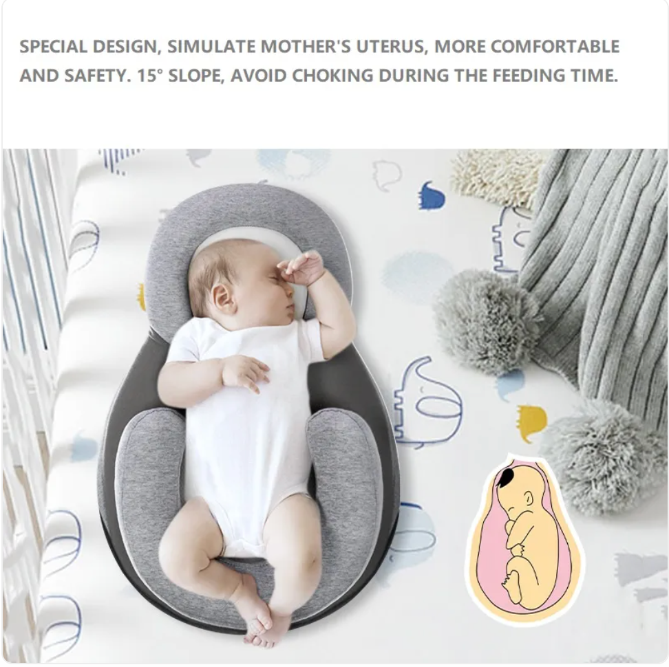 Baby Anti-Spit Up Pillow – Incline Support Wedge for Safer Infant Sleep