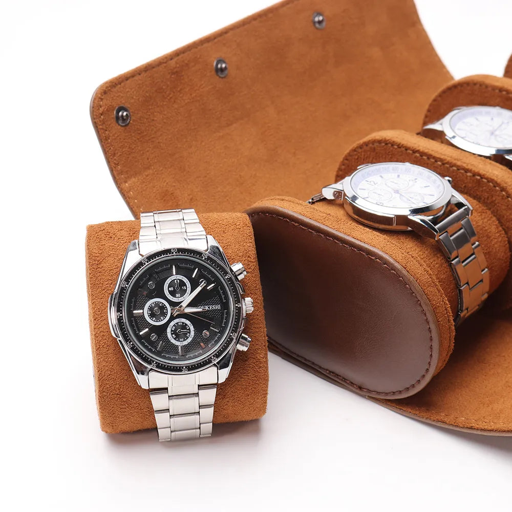 3-Slot Travel Watch Case – Protect & Organize Your Watches On the Go