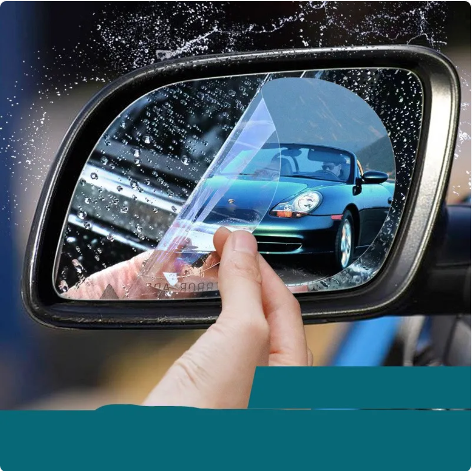 Rainproof Rearview Mirror Film – Anti-Fog, Anti-Rain Car Mirror Protector