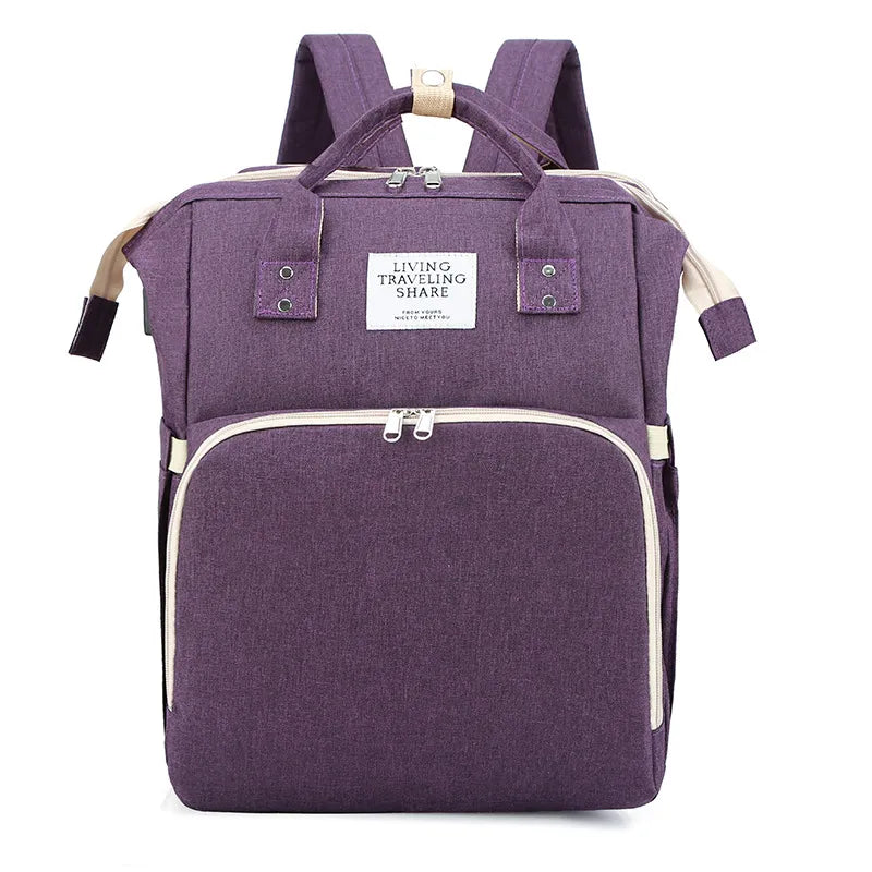 Large-Capacity Mommy Bag – Stylish Diaper Bag & Organizer for On-the-Go Moms