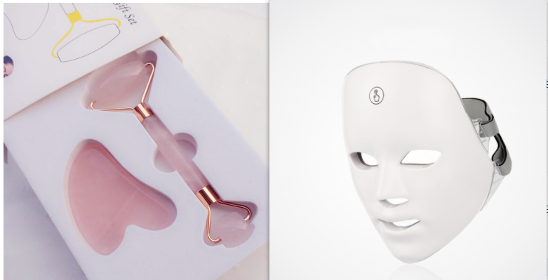 LED Facial Beauty Device – Multi-Color Light Therapy for Glowing Skin