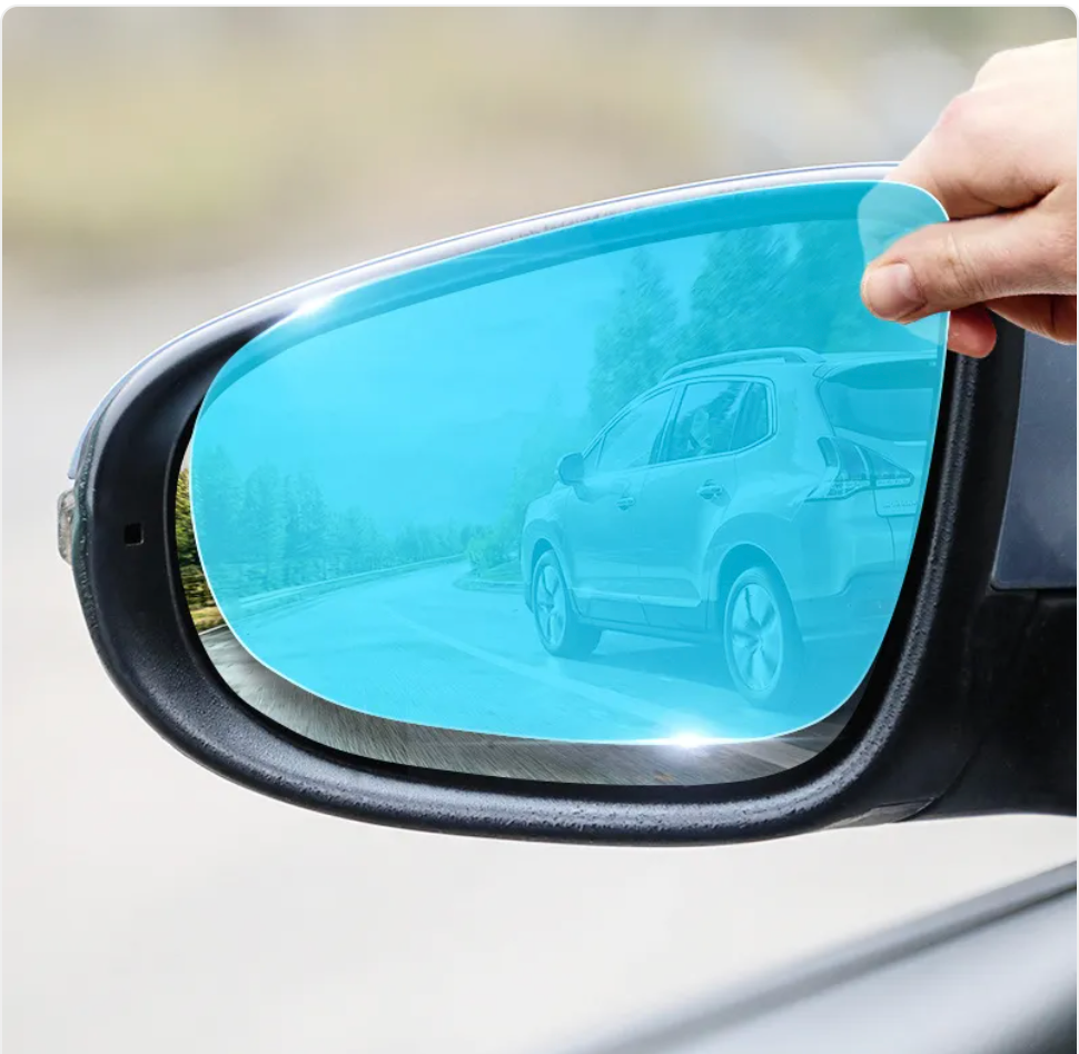 Rainproof Rearview Mirror Film – Anti-Fog, Anti-Rain Car Mirror Protector