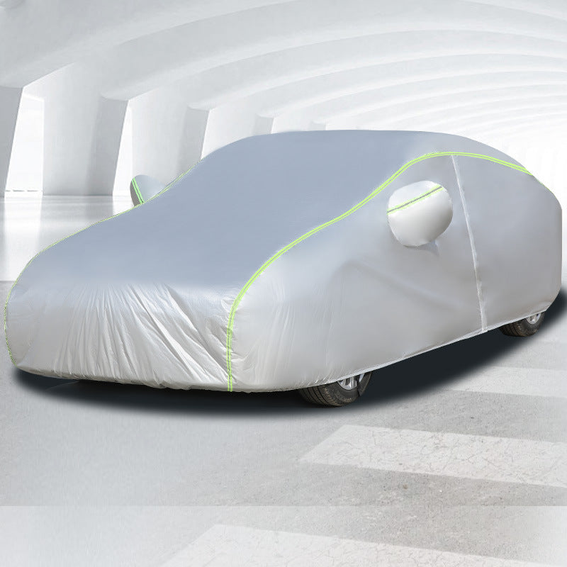 Universal Waterproof Car Cover with Insulation – All-Weather Oxford Protection
