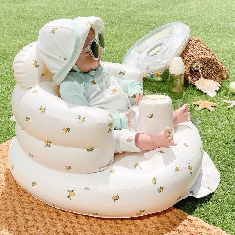 Inflatable Baby Chair – Portable Seat for Dining, Bath & Play