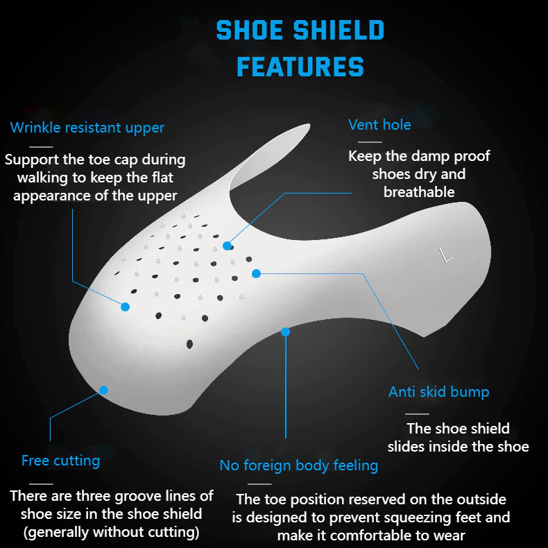 Shoe Crease Protectors – 5 Pairs Anti-Crease Force Fields for Sneakers
