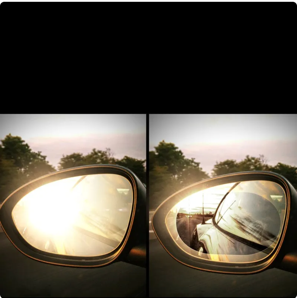 Rainproof Rearview Mirror Film – Anti-Fog, Anti-Rain Car Mirror Protector