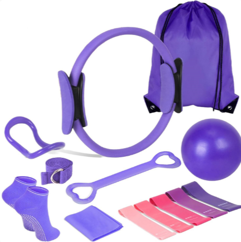 13-Piece Yoga & Pilates Set – Complete Home Workout Kit for All Levels