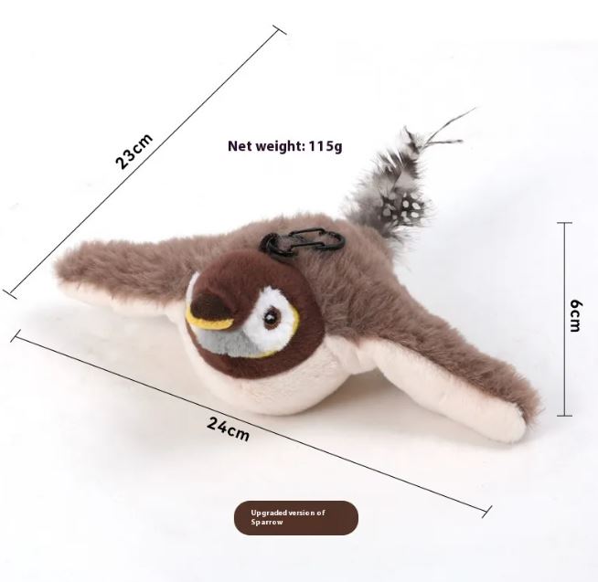 Flapping Bird Cat Toy – Realistic Motion, Keeps Cats Entertained for Hours