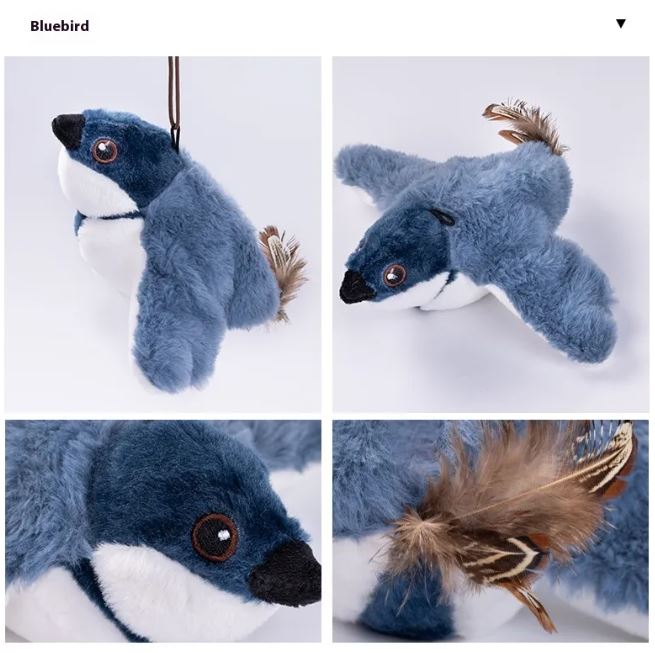Flapping Bird Cat Toy – Realistic Motion, Keeps Cats Entertained for Hours