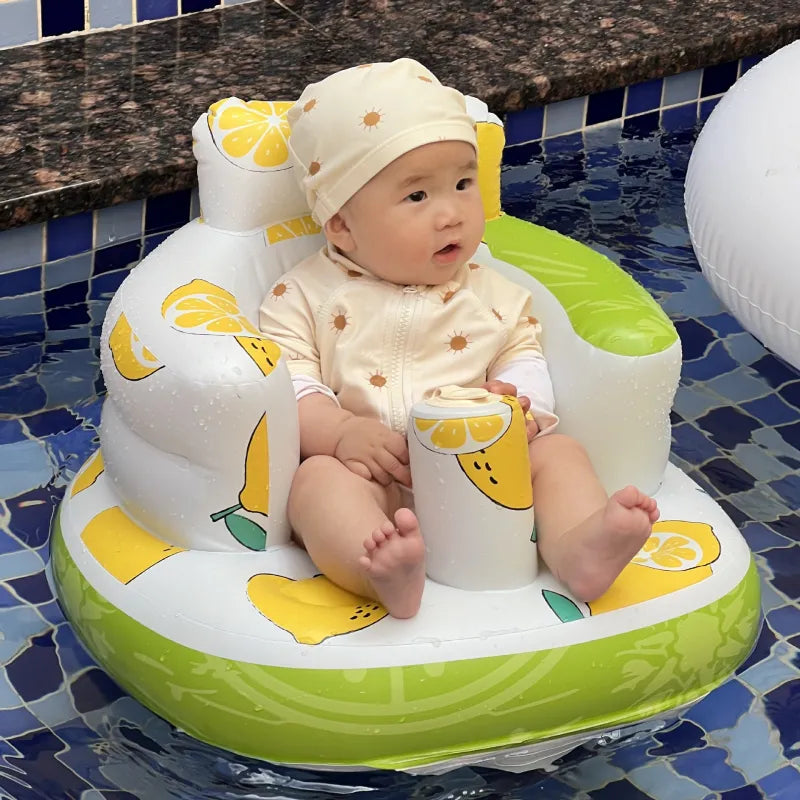Inflatable Baby Chair – Portable Seat for Dining, Bath & Play