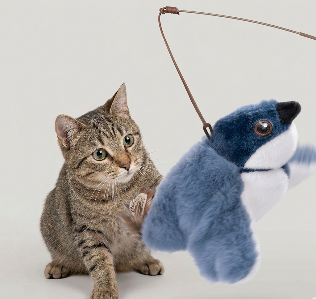 Flapping Bird Cat Toy – Realistic Motion, Keeps Cats Entertained for Hours