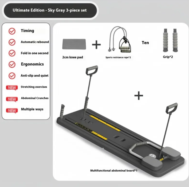 Ab Wheel Roller & Fitness Board – Core Strength Training for Home Workouts